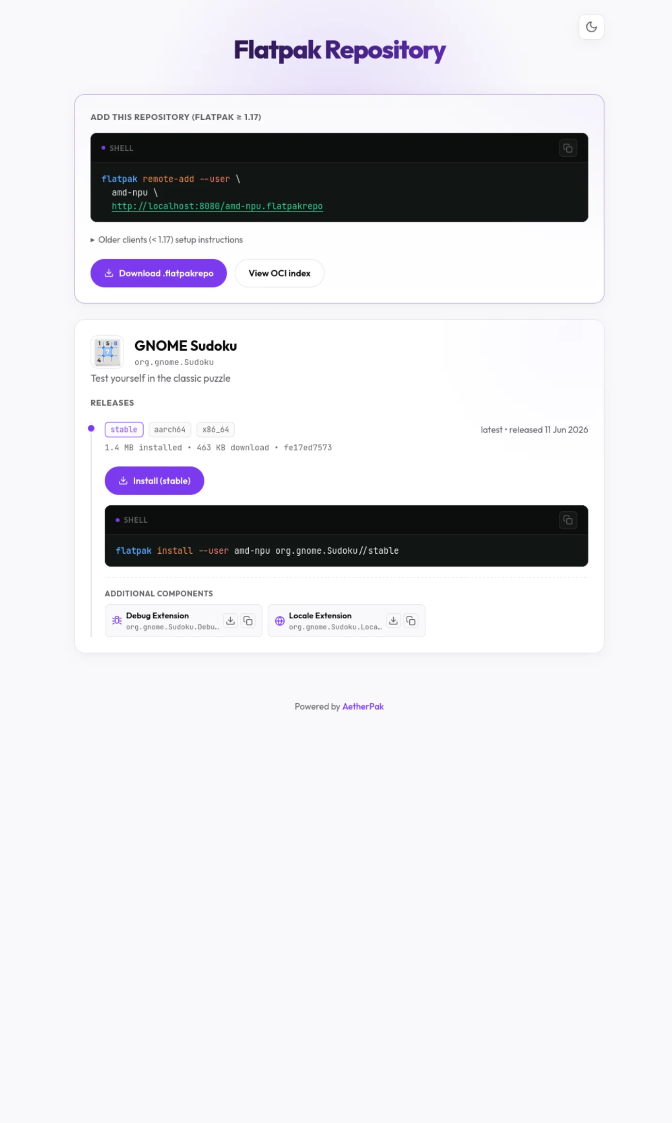 Demo - Light Theme
