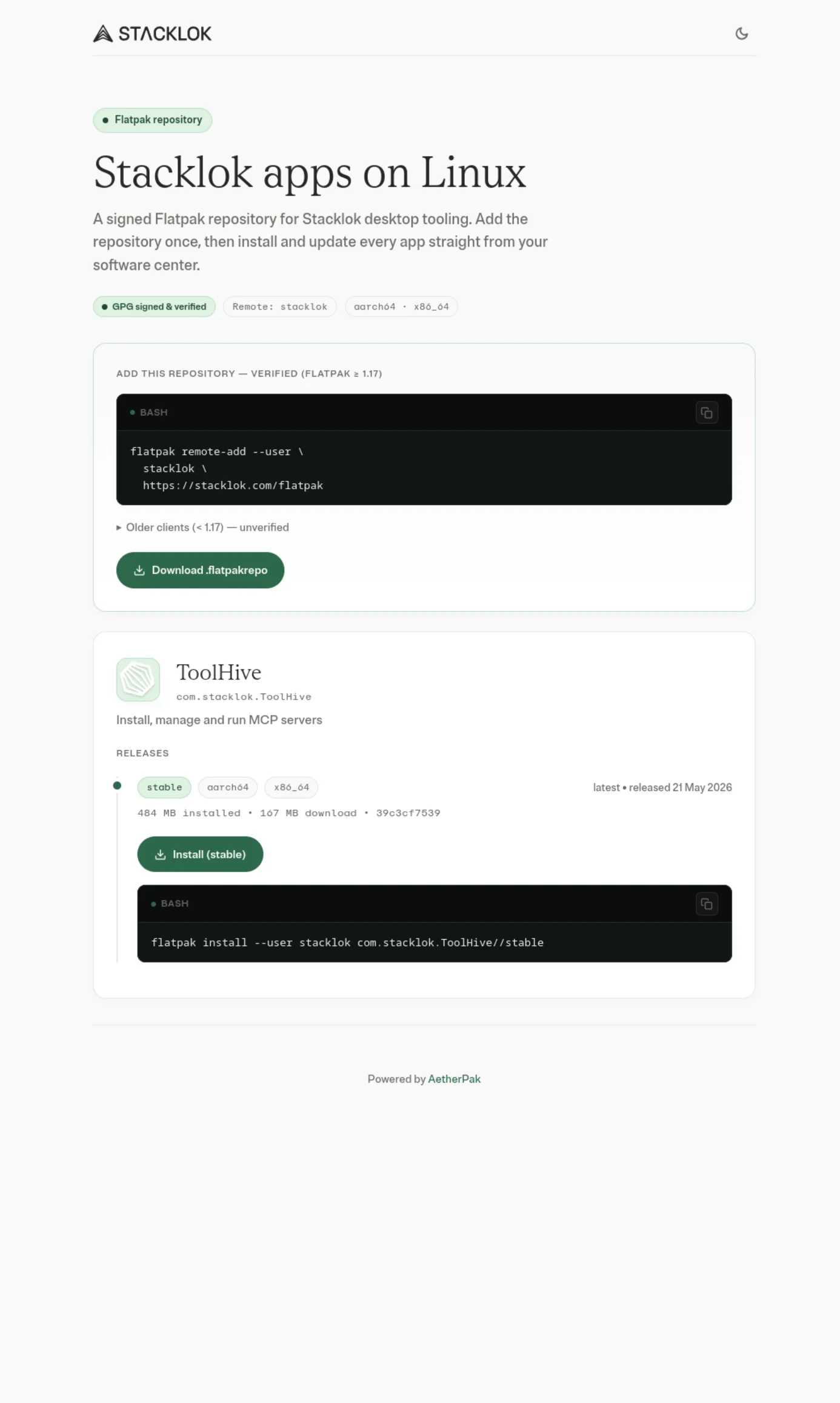 Stacklok - Light Theme